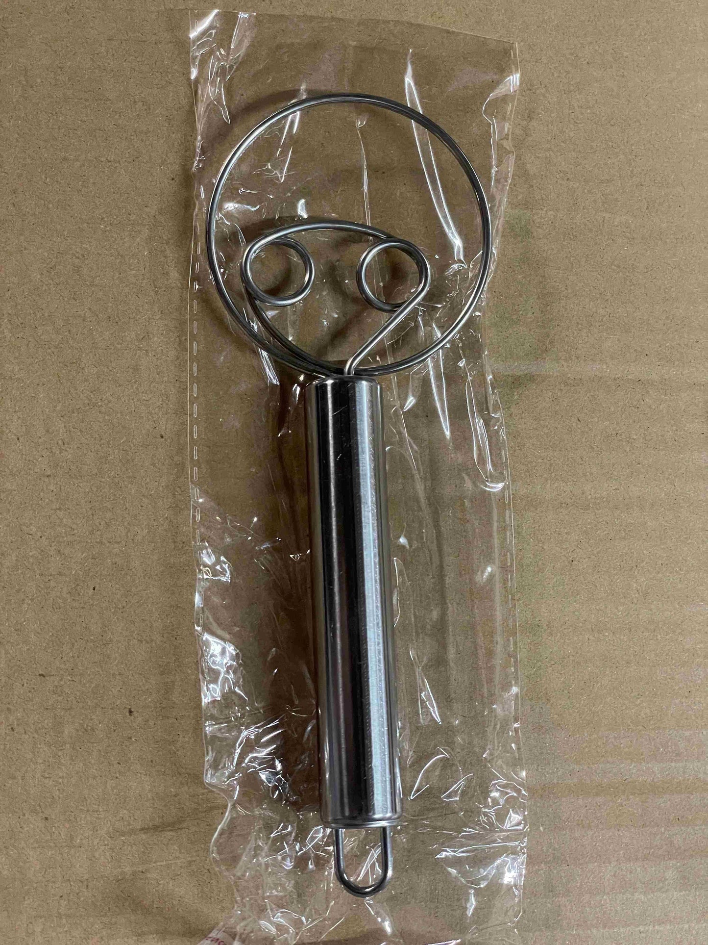 Dishwasher Safe Danish Dough Whisk, Stainless Steel Bread Whisk, Bread Mixer Making Tools (Pack of 2)