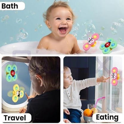 Spinning Sensory Toy for Toddler - 3 Pcs Set